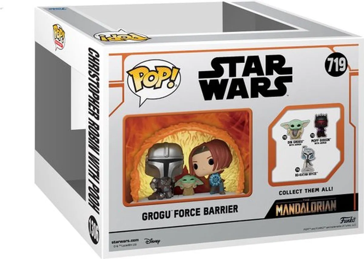 Funko Pop Grogu Force Barrier #719 - The Mandalorian - 9,5 cm - Multi