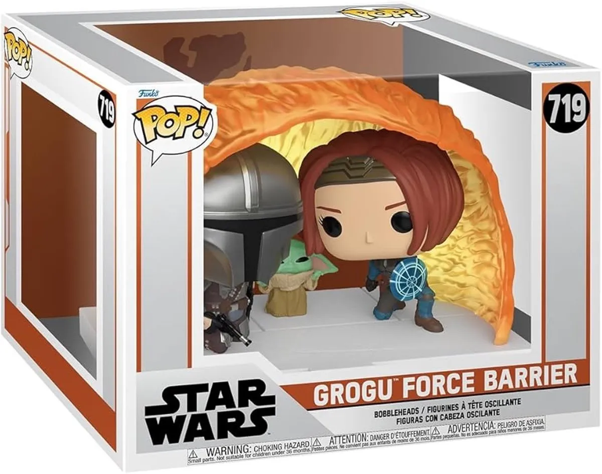 Funko Pop Grogu Force Barrier #719 - The Mandalorian - 9,5 cm - Multi