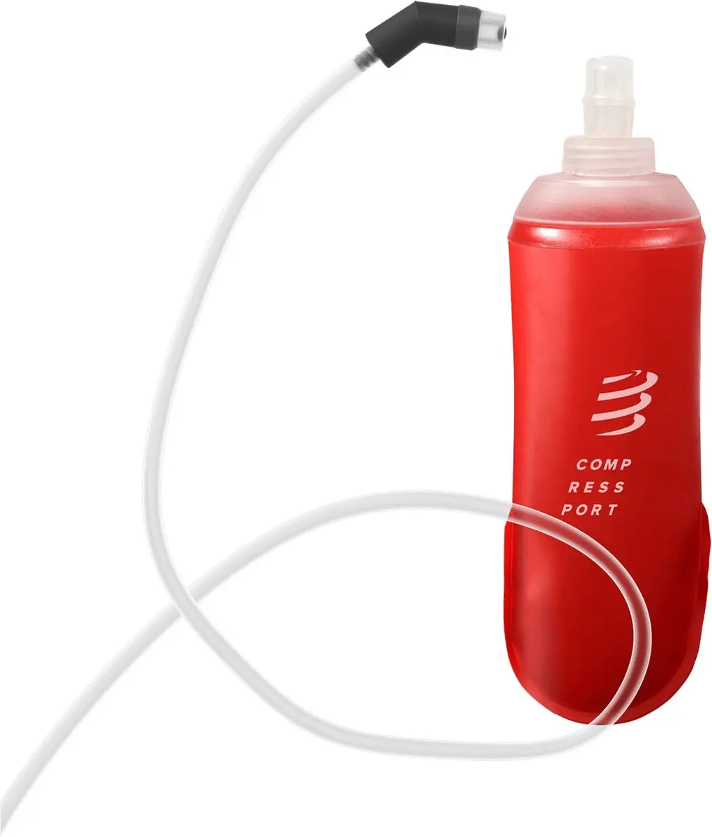 Compressport ErgoFlask 500ml + Tube - 0,5L - Rood