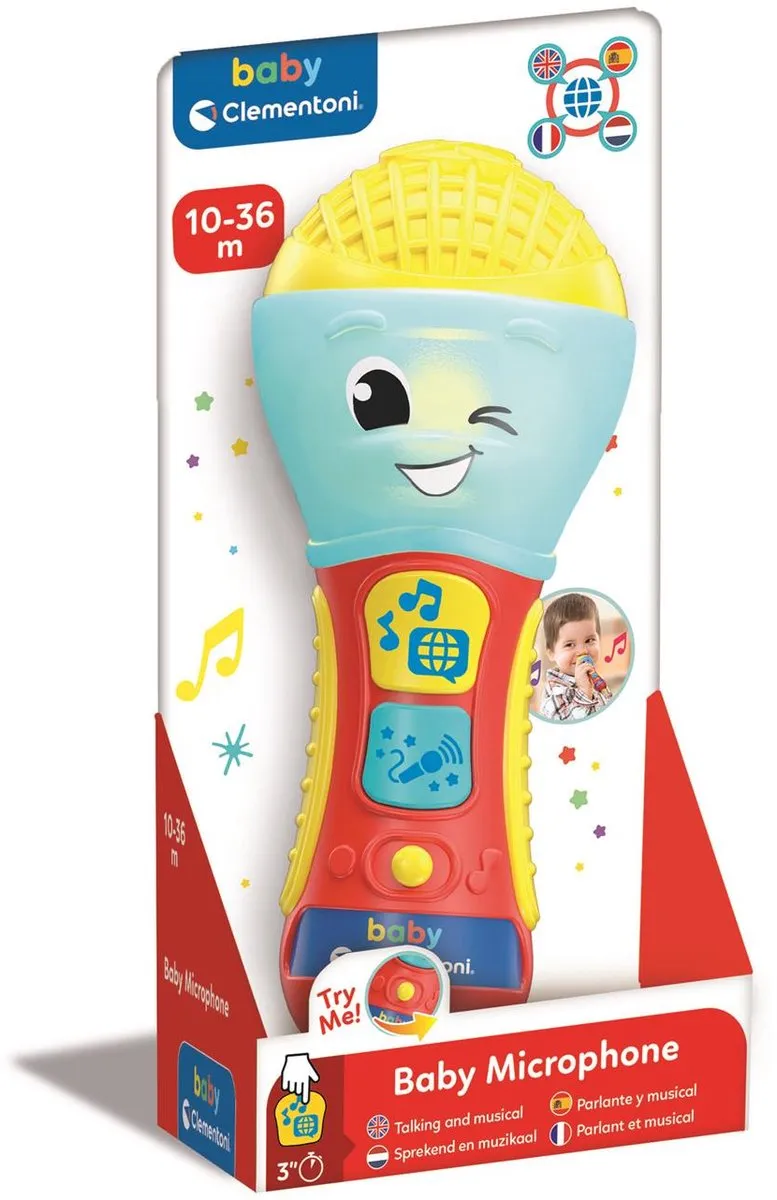 Clementoni Sprekende Microfoon - Multi kleuren