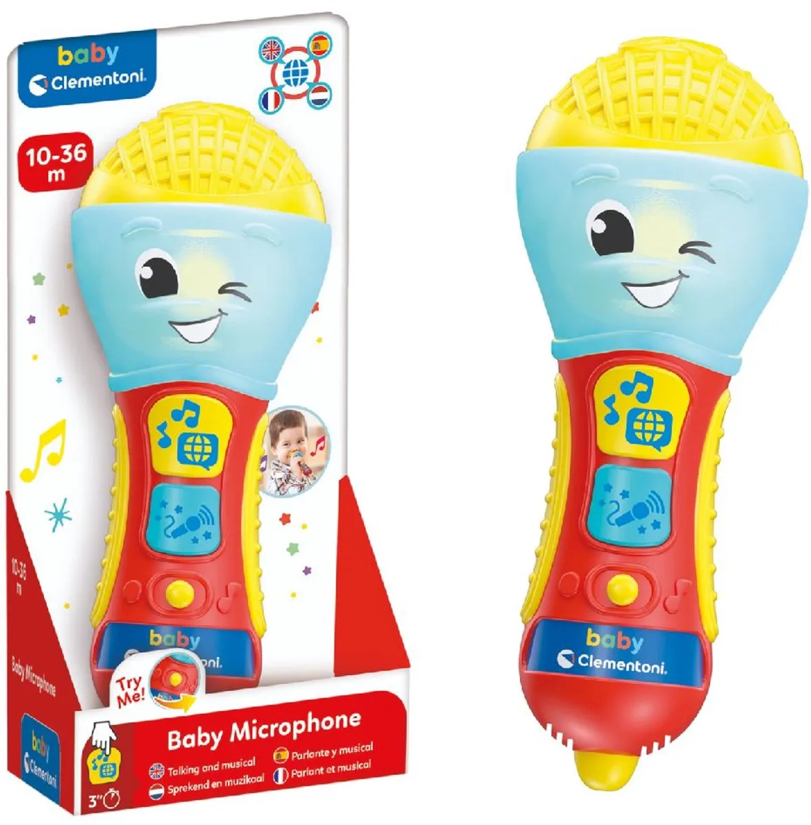 Clementoni Sprekende Microfoon - Multi kleuren - afbeelding 6 van 6