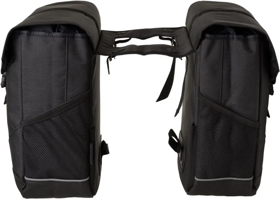 FastRider Pendler Dubbele Fietstas - 24L - Grijs