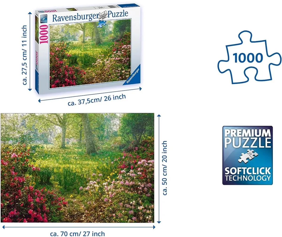 Ravensburger Bloemenweide Puzzel 1000 Stukjes - Multicolor