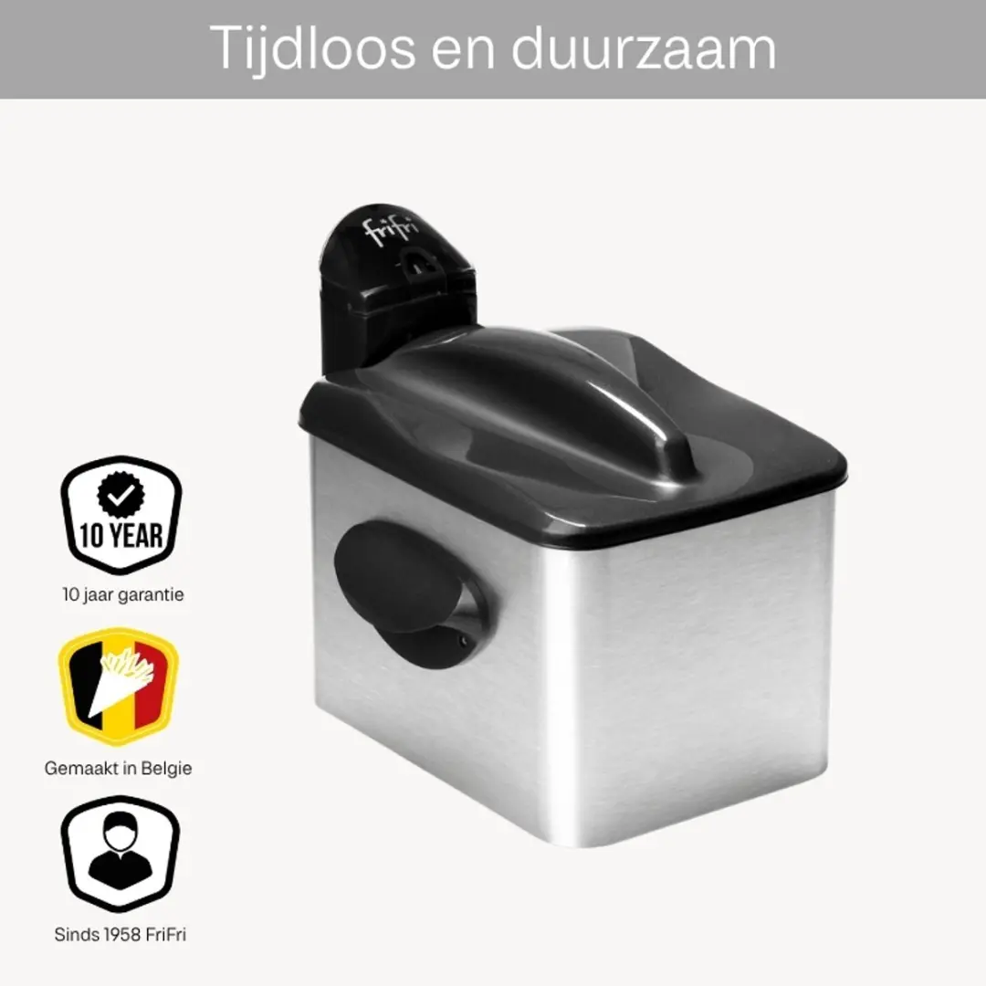FriFri Expert F5828 Frituurpan 3,5L - 3200W - Zilver