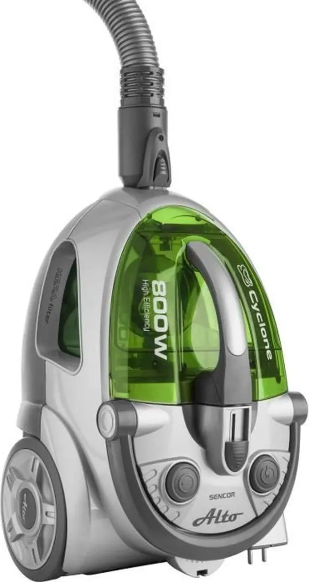 Sencor SVC 730GR-EUE2 Zakloze Stofzuiger 800W - 1,5L - Zilver/groen - afbeelding 5 van 6
