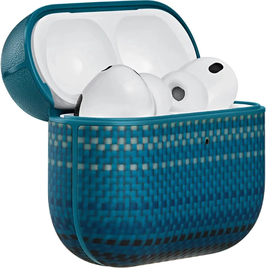 Pitaka Aramid Fiber Hoesje AirPods Pro 3 APM2503 - Blauw