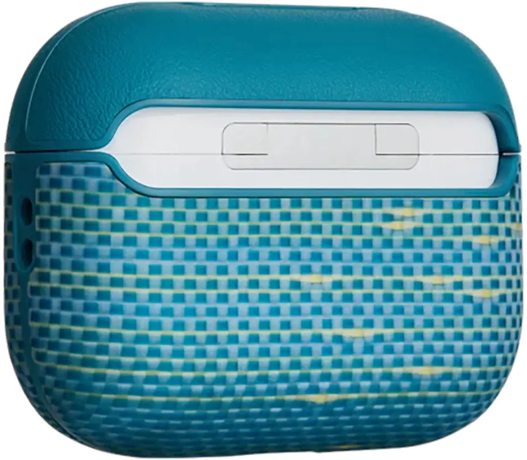 Pitaka Aramid Fiber Magnetisch Hoesje AirPods Pro 3 APM2505 - Blauw - afbeelding 2 van 3