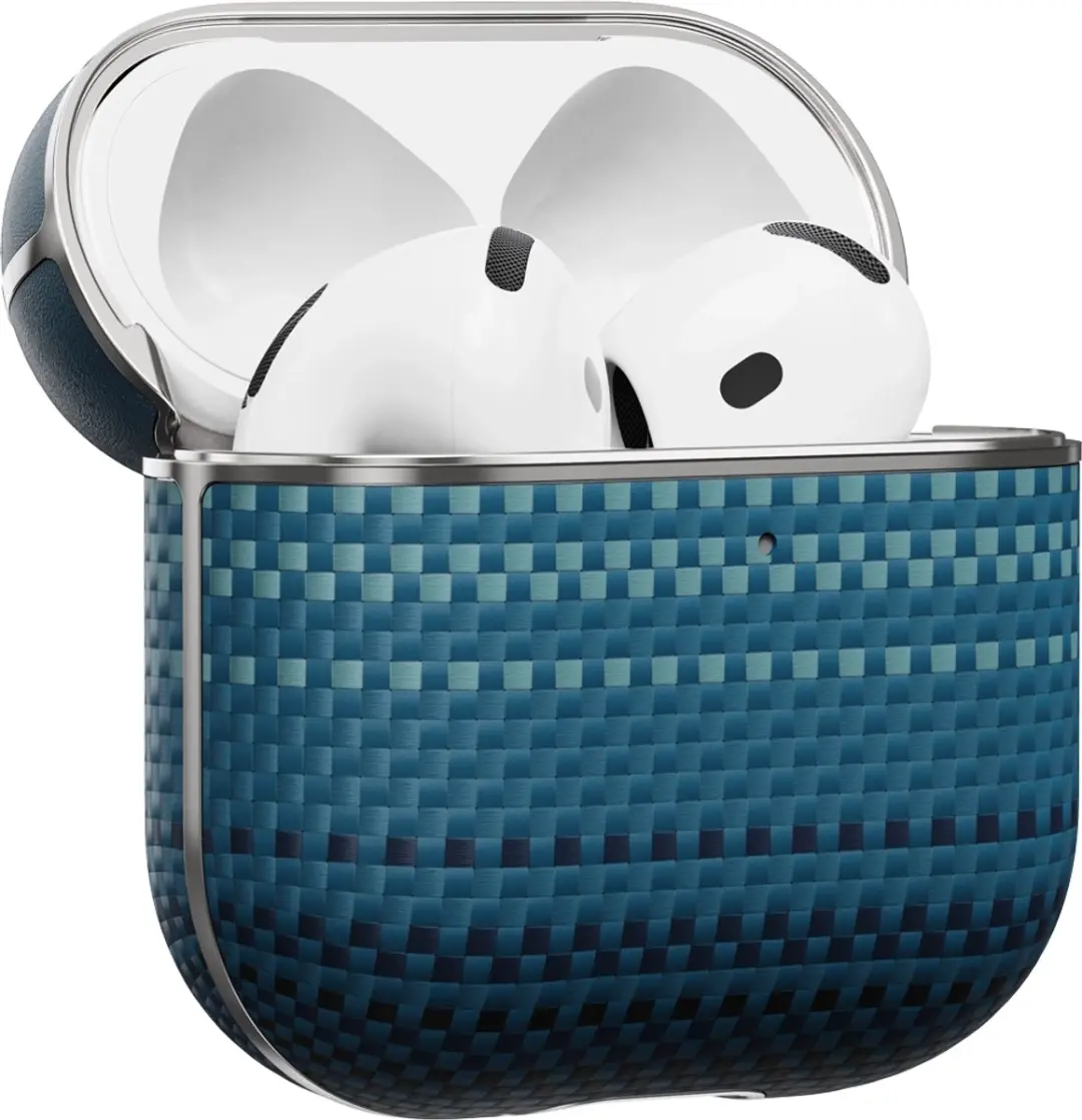 Pitaka AirPods 4 APM2406 Hoesje - Blauw