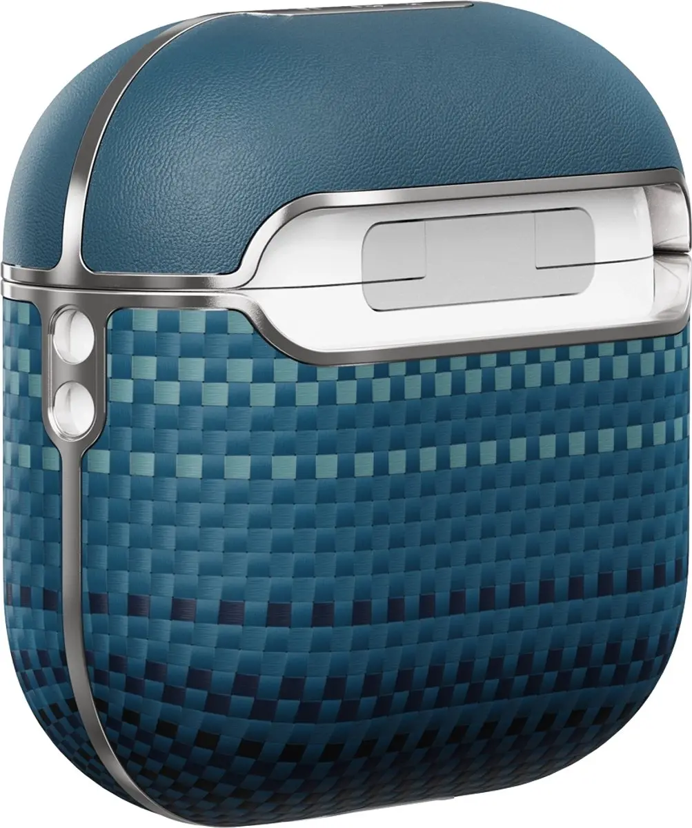 Pitaka AirPods 4 APM2406 Hoesje - Blauw