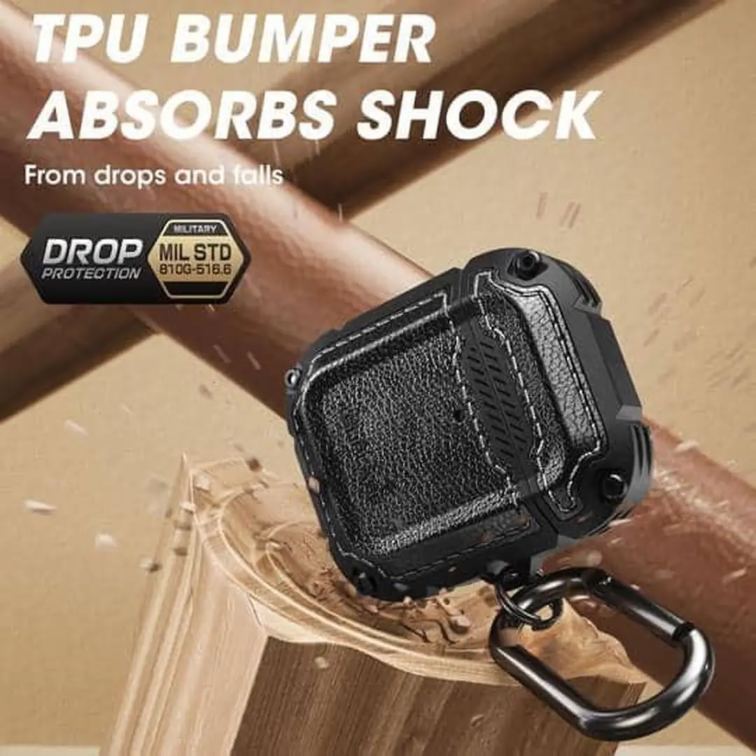 Supcase Battle 6942 Hoes AirPods 1/2 - Zwart