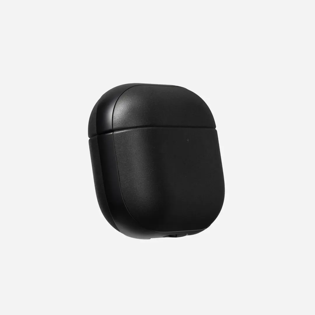 NOMAD Modern Lederen Hoesje AirPods 4 - Zwart - afbeelding 5 van 6