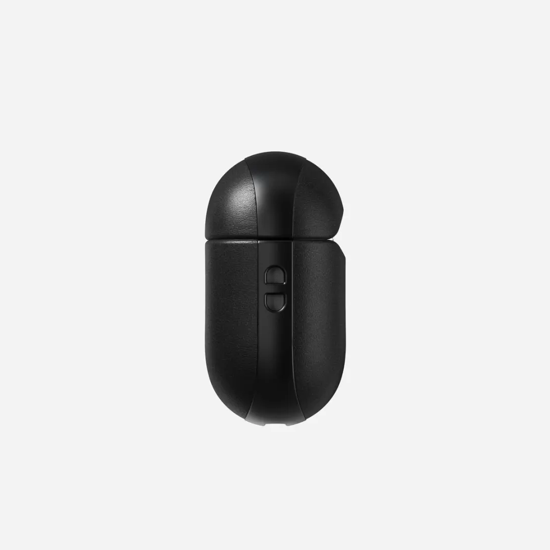 NOMAD Modern Lederen Hoesje AirPods 4 - Zwart - afbeelding 2 van 6