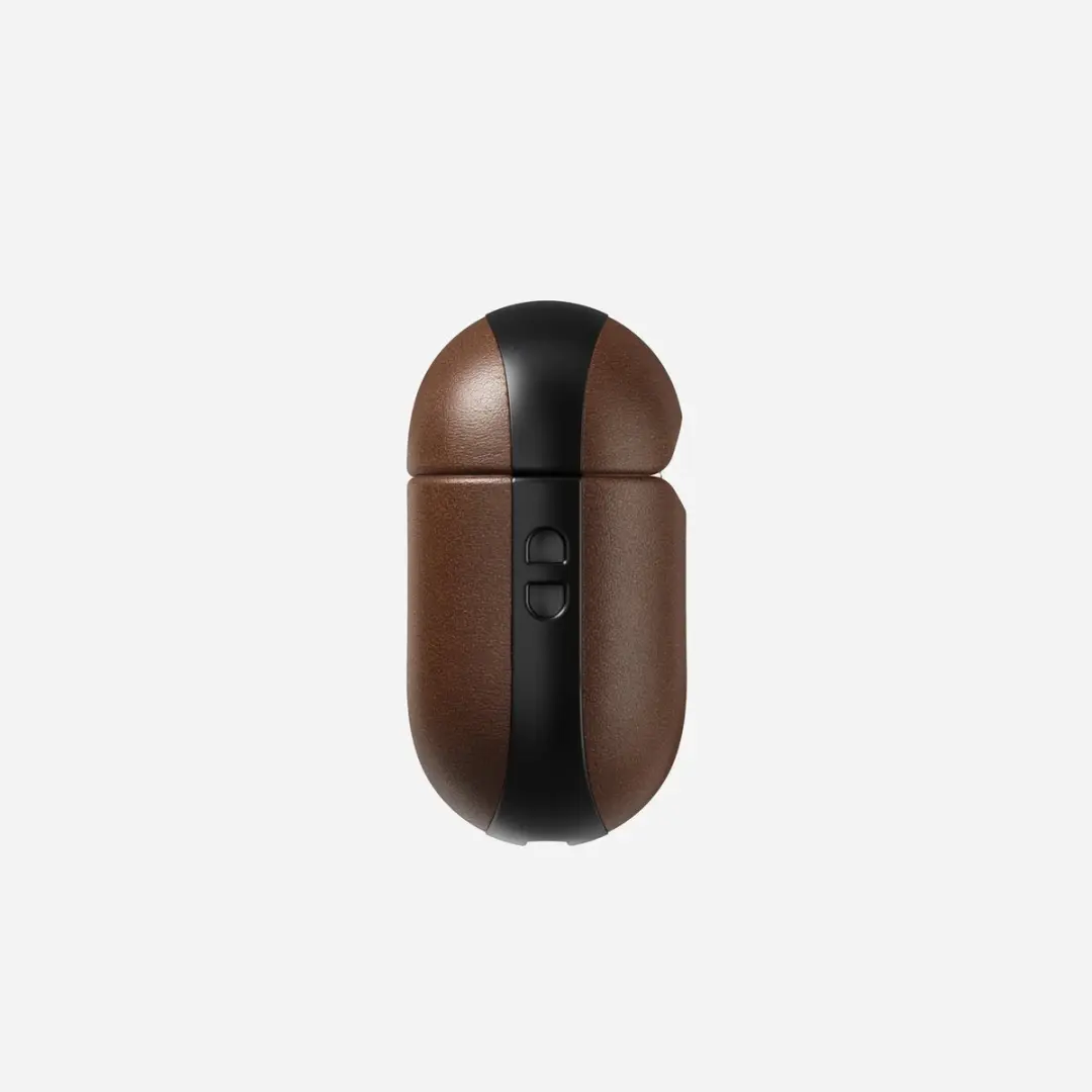 NOMAD Modern Lederen Hoesje AirPods 4 104135114080 - Bruin - afbeelding 3 van 6