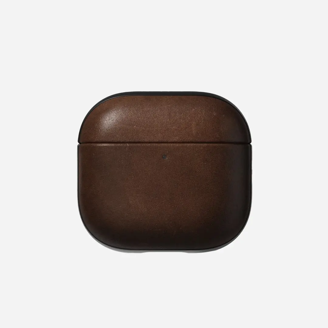 NOMAD Modern Lederen Hoesje AirPods 4 104135114080 - Bruin - afbeelding 2 van 6