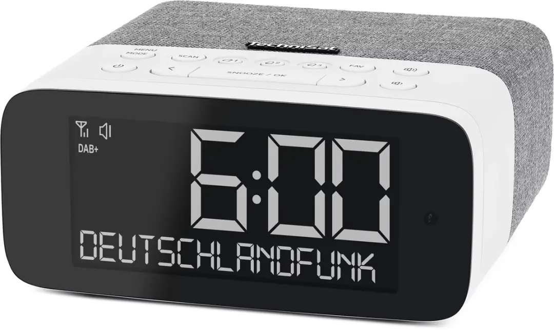Technisat Digitradio 52 ASA Persoonlijk - DAB+/UKW - 3W - Grijs/Wit - afbeelding 2 van 5