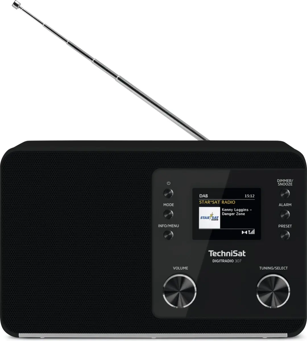 Technisat Digitradio 307 DAB+/FM Radio - 5W - Zwart