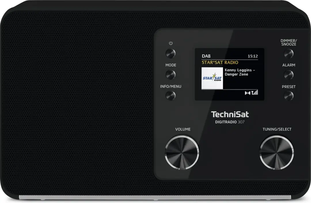 Technisat Digitradio 307 DAB+/FM Radio - 5W - Zwart