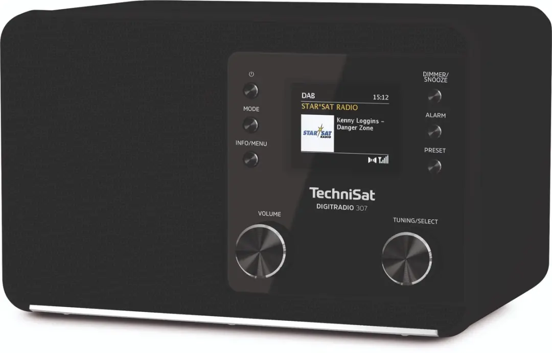 Technisat Digitradio 307 DAB+/FM Radio - 5W - Zwart