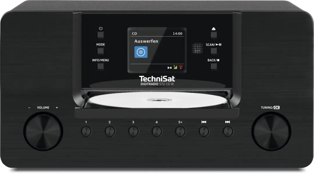 Technisat DIGITRADIO 570 CD IR Internetradio - 10W - Zwart - afbeelding 5 van 6