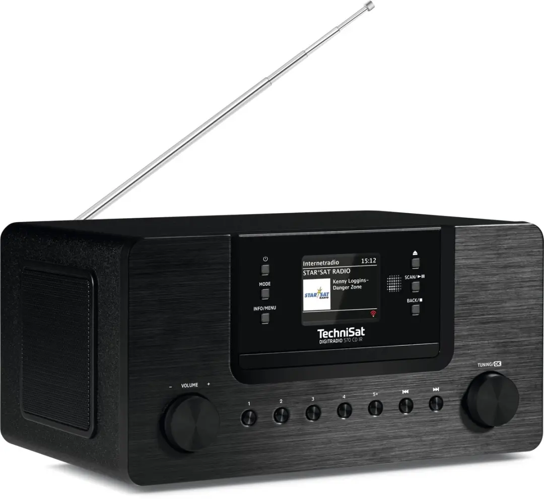 Technisat DIGITRADIO 570 CD IR Internetradio - 10W - Zwart - afbeelding 2 van 6
