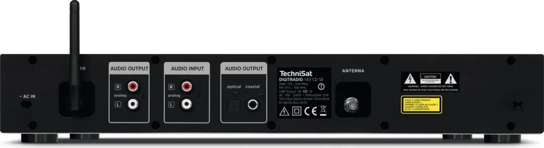Technisat DIGITRADIO 143 CD V3 DAB+/FM Internetradio - CD-speler - Zwart