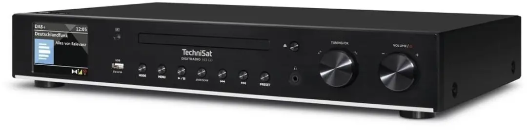 Technisat DIGITRADIO 143 CD V3 DAB+/FM Internetradio - CD-speler - Zwart
