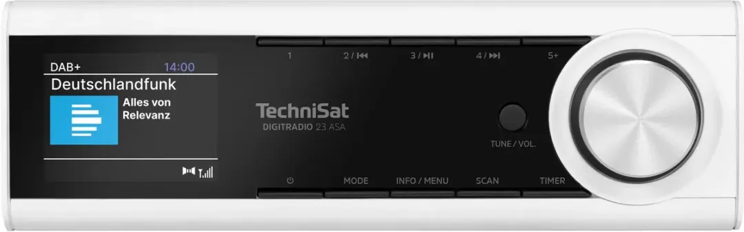 Technisat Digitaal Digitradio 23 ASA - 16W - Wit - afbeelding 3 van 6