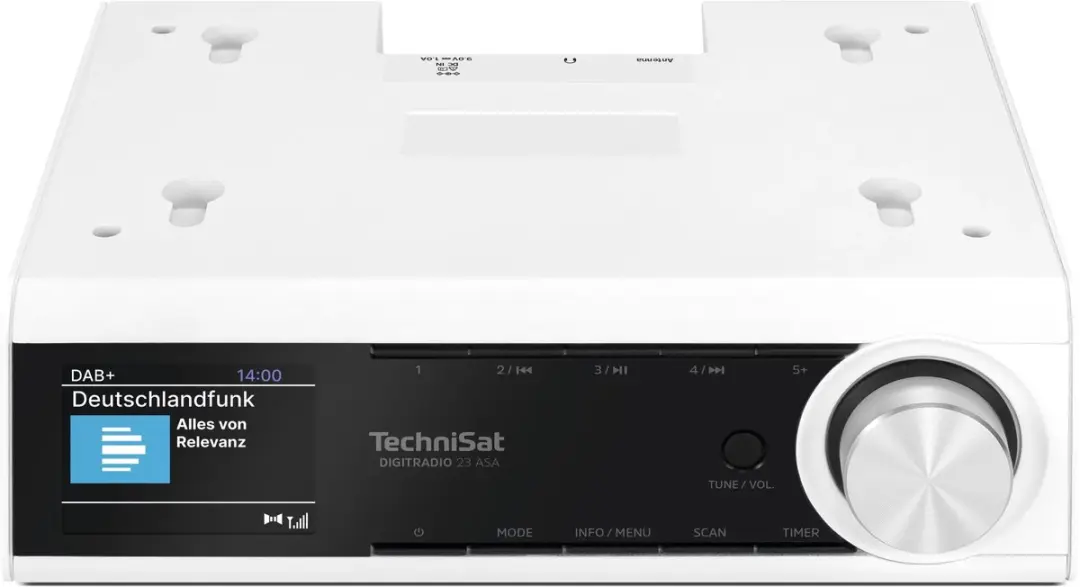Technisat Digitaal Digitradio 23 ASA - 16W - Wit - afbeelding 5 van 6