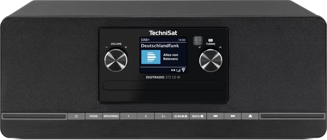 TechniSat DIGITRADIO 372 CD IR, Internet, Analoog & digitaal, DAB+, FM, 87,5