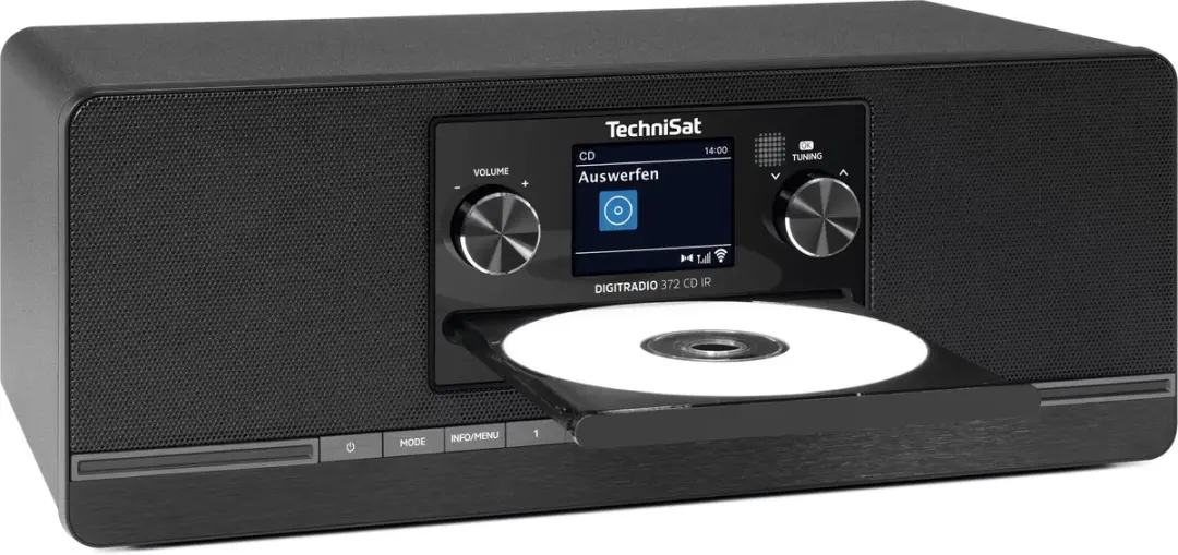 Technisat DIGITRADIO 372 CD IR DAB+/FM Radio - 10W - Zwart - afbeelding 3 van 6
