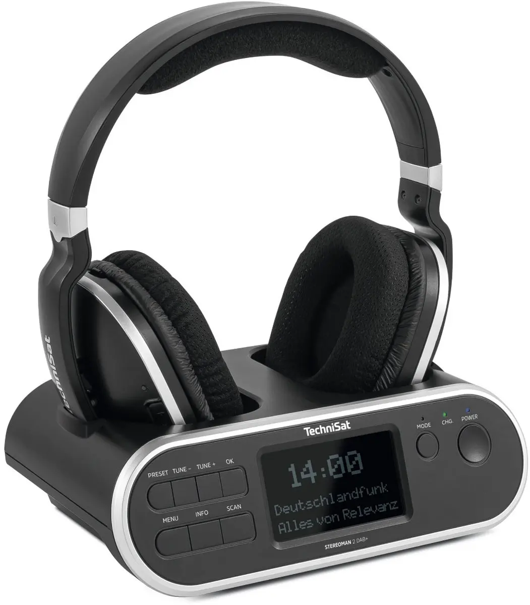 Technisat Stereoman 2 DAB+ Draadloze Hoofdtelefoon