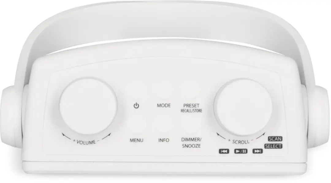 Technisat Digiradio 30 V2 DAB+ Radio - Wit - IPX5 - Bluetooth - afbeelding 4 van 6