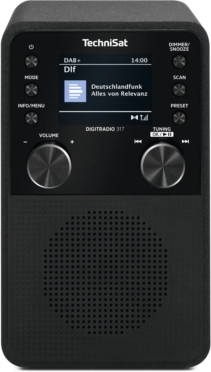 Technisat DIGITRADIO 317 DAB+ Radio - 3W - Zwart