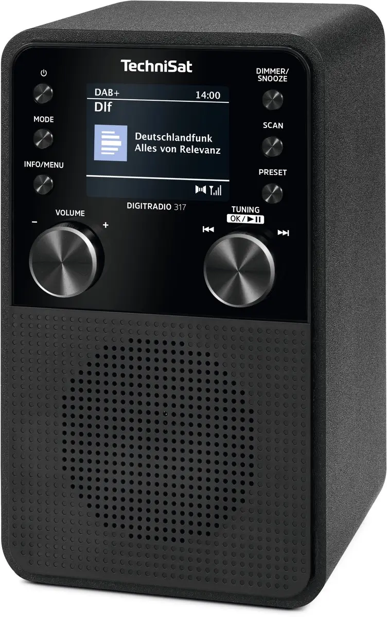 Technisat DIGITRADIO 317 DAB+ Radio - 3W - Zwart
