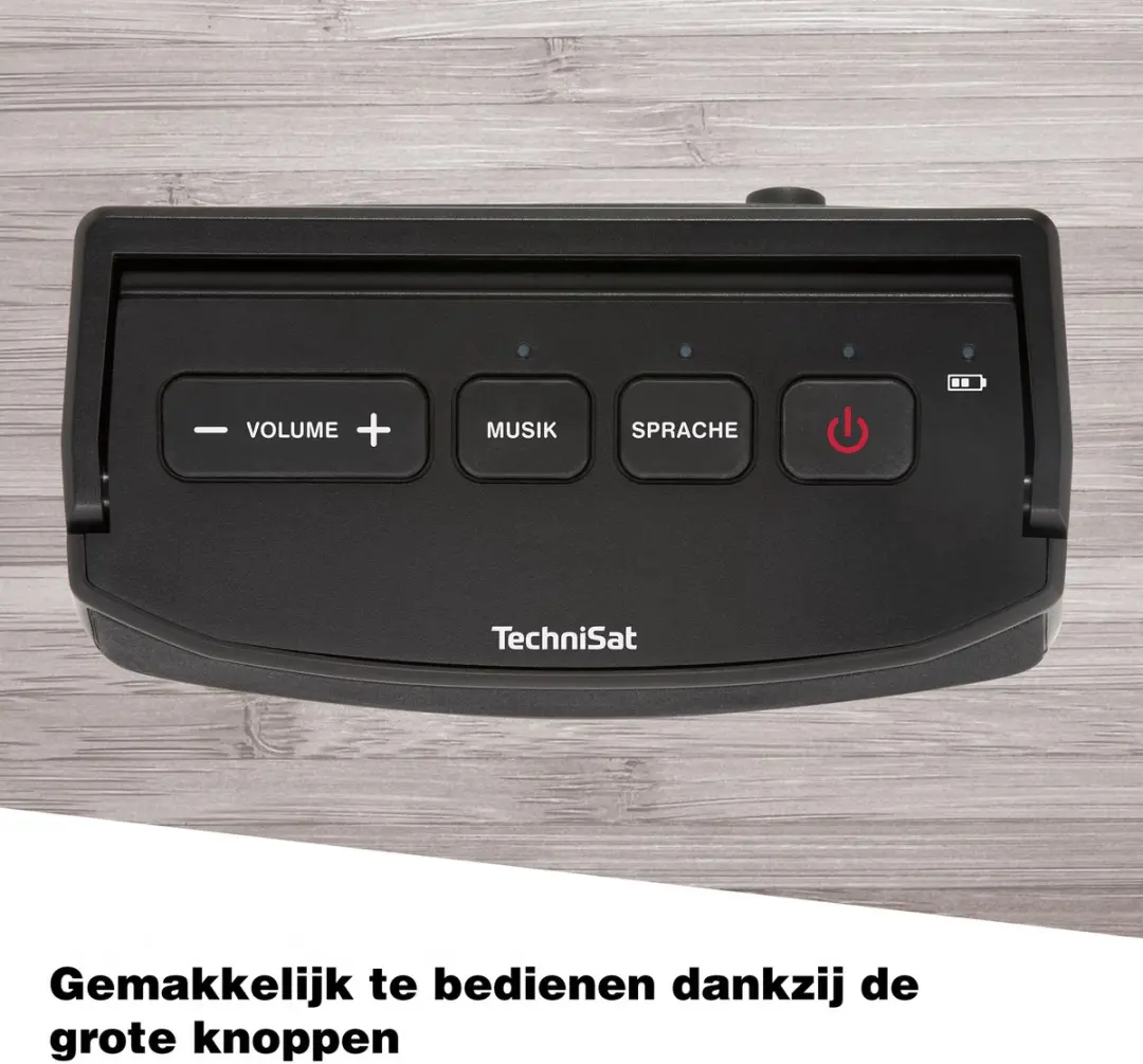 Technisat ISIBOX 1 Draadloze Stereoluidspreker - 4W - Zwart - afbeelding 6 van 6