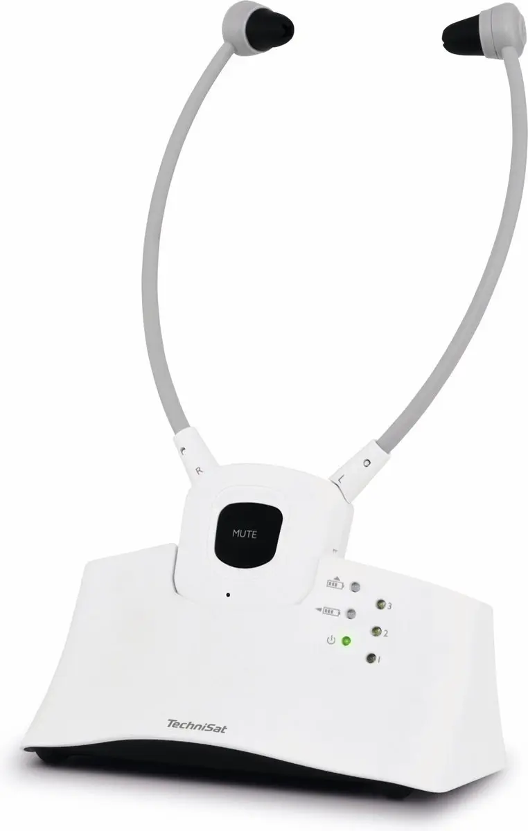 Technisat STEREOMAN ISI 3 Draadloze Hoofdtelefoon - Wit