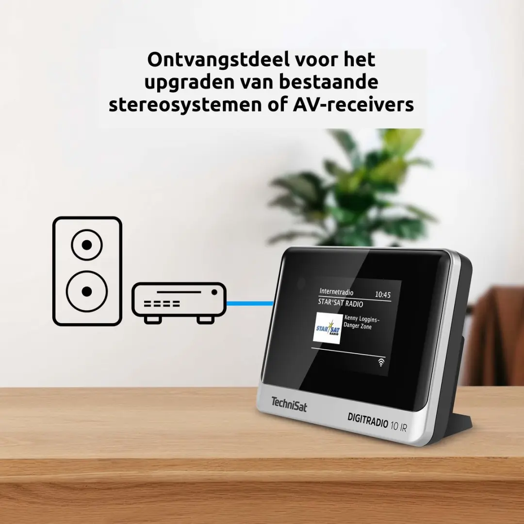 Technisat DIGITRADIO 10 IR DAB+ Adapter - Zwart - afbeelding 5 van 6