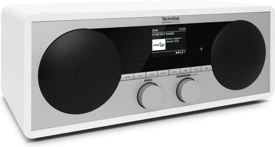 Technisat Digitradio 451 CD IR Internetradio - 30W - Wit - afbeelding 2 van 6