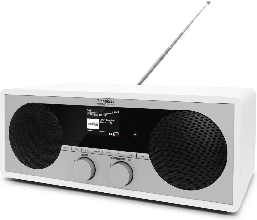 Technisat Digitradio 451 CD IR Internetradio - 30W - Wit - afbeelding 6 van 6