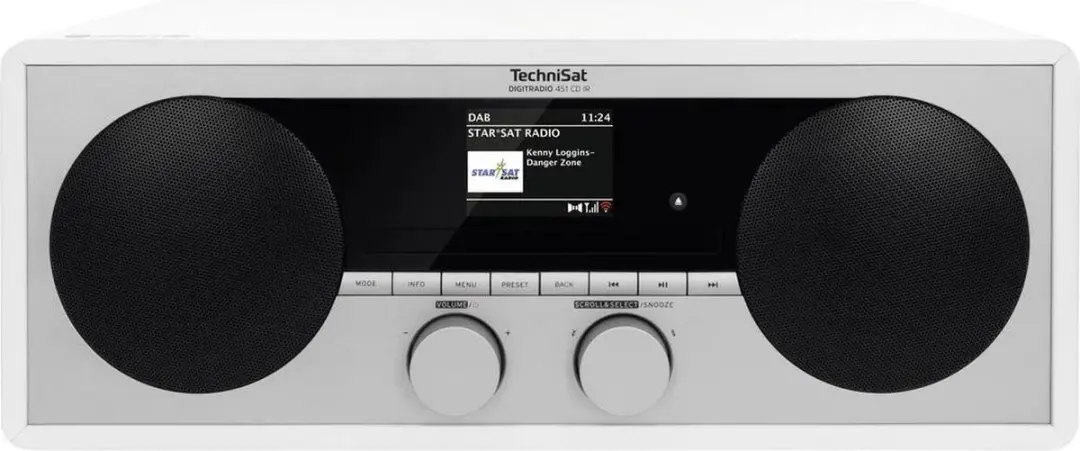 Technisat Digitradio 451 CD IR Internetradio - 30W - Wit - afbeelding 4 van 6
