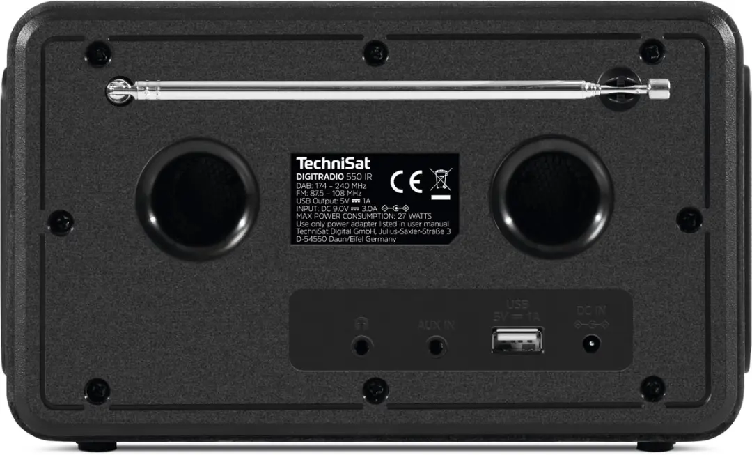Technisat DIGITRADIO 550 IR Internetradio - 10W - Wit - afbeelding 2 van 6