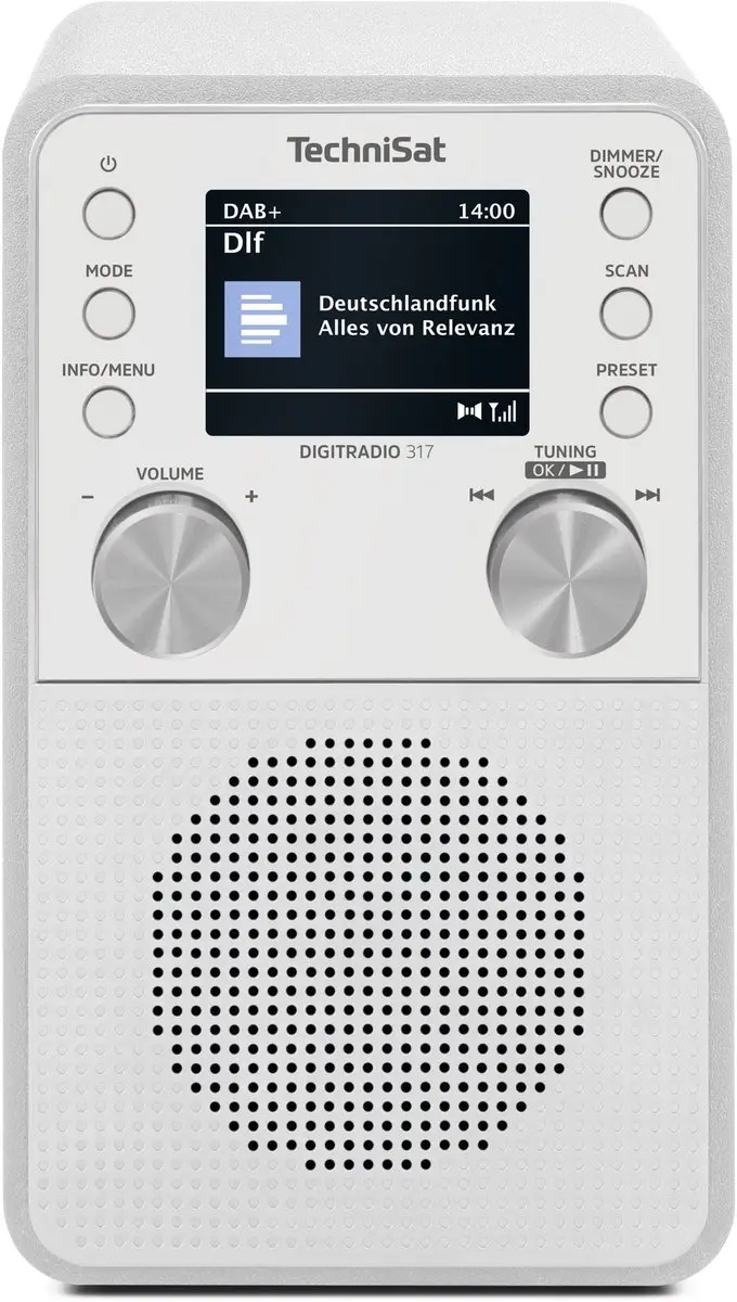 Technisat Digitradio 317 DAB+ Radio - Wit