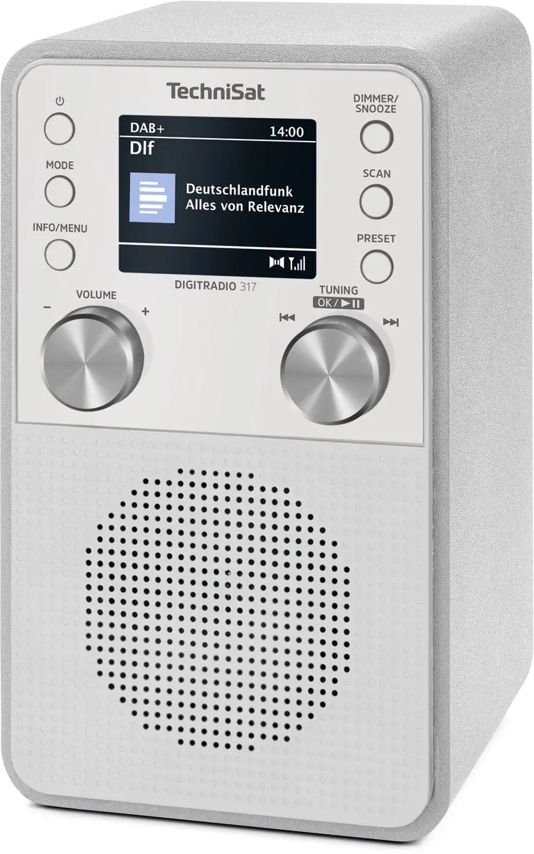 Technisat Digitradio 317 DAB+ Radio - Wit