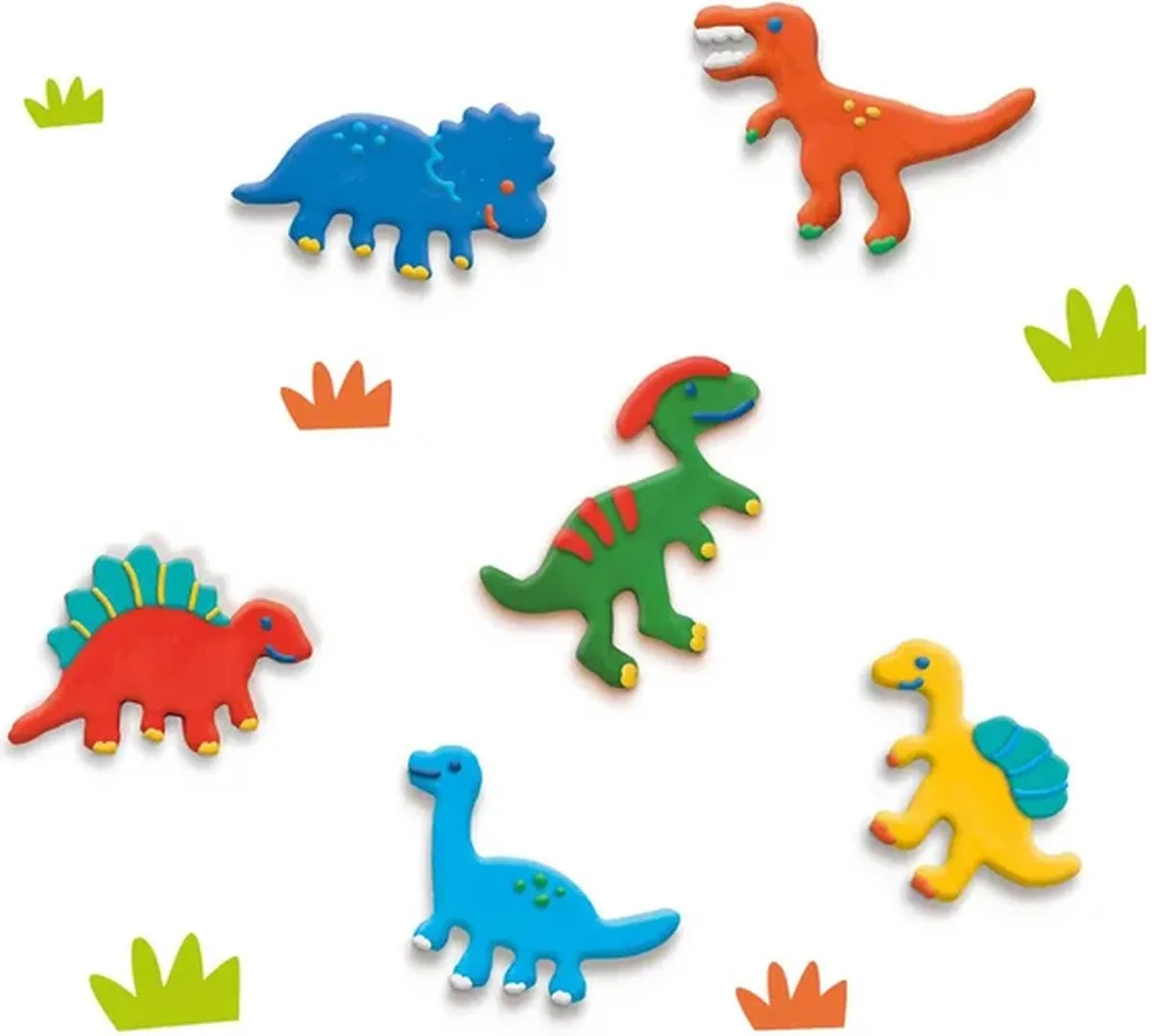SES Creative Dino Klei Vormen - 7 Stuks