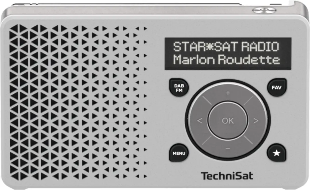 Technisat DigitRadio 1 DAB+ Radio - 1W - Wit/Zilver