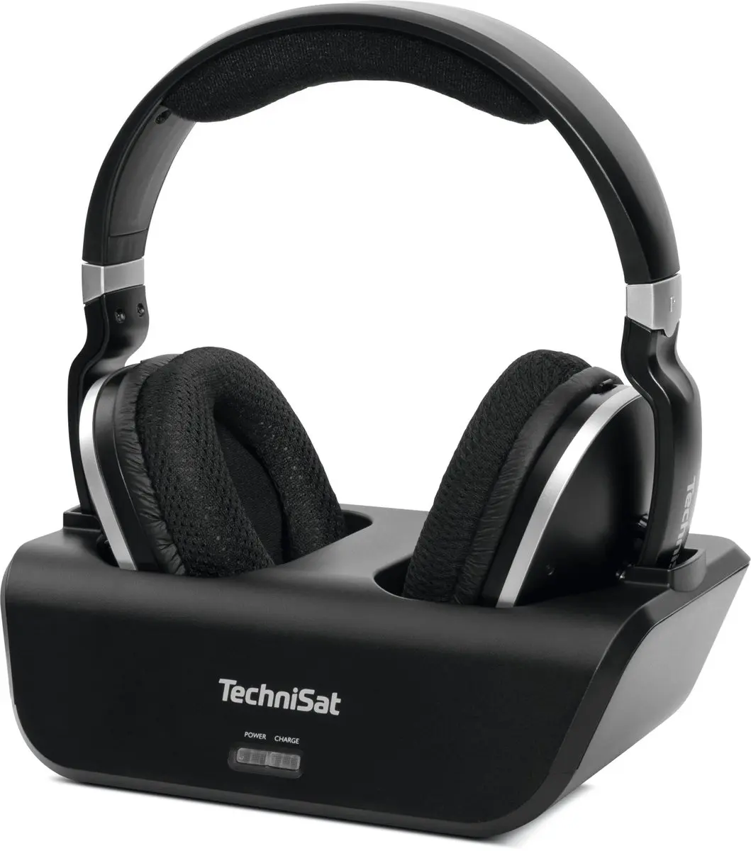 Technisat Stereoman 2 Draadloze Hoofdtelefoon - Zwart - afbeelding 2 van 6