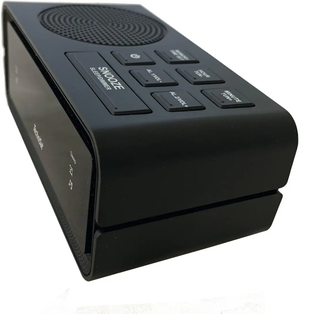 Technisat Digiclock 2 DIGICLOCK 2 Wekkerradio - FM - 20 Zenders - Zwart - afbeelding 6 van 6