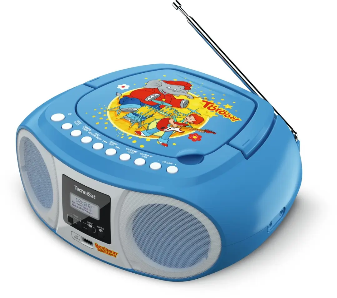 Technisat DigitRadio 1990 Digitaal 3W - Blauw - afbeelding 2 van 5