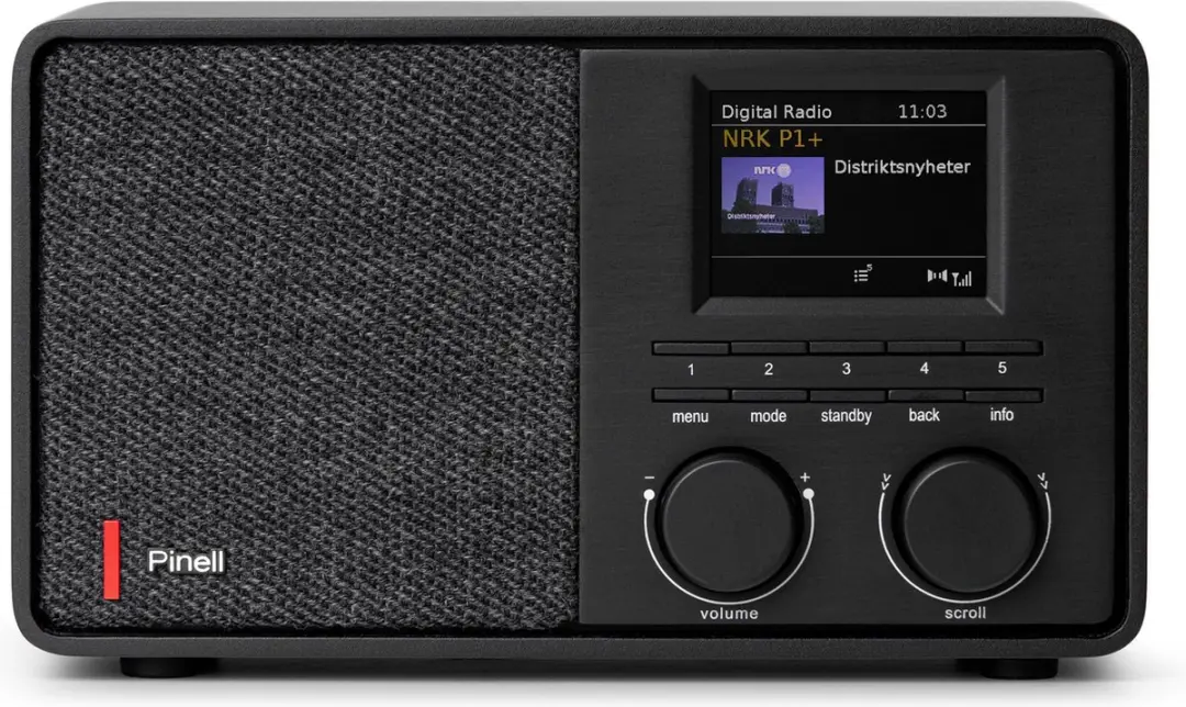 Pinell Supersound 201W DAB+/Internet Radio - Zwart