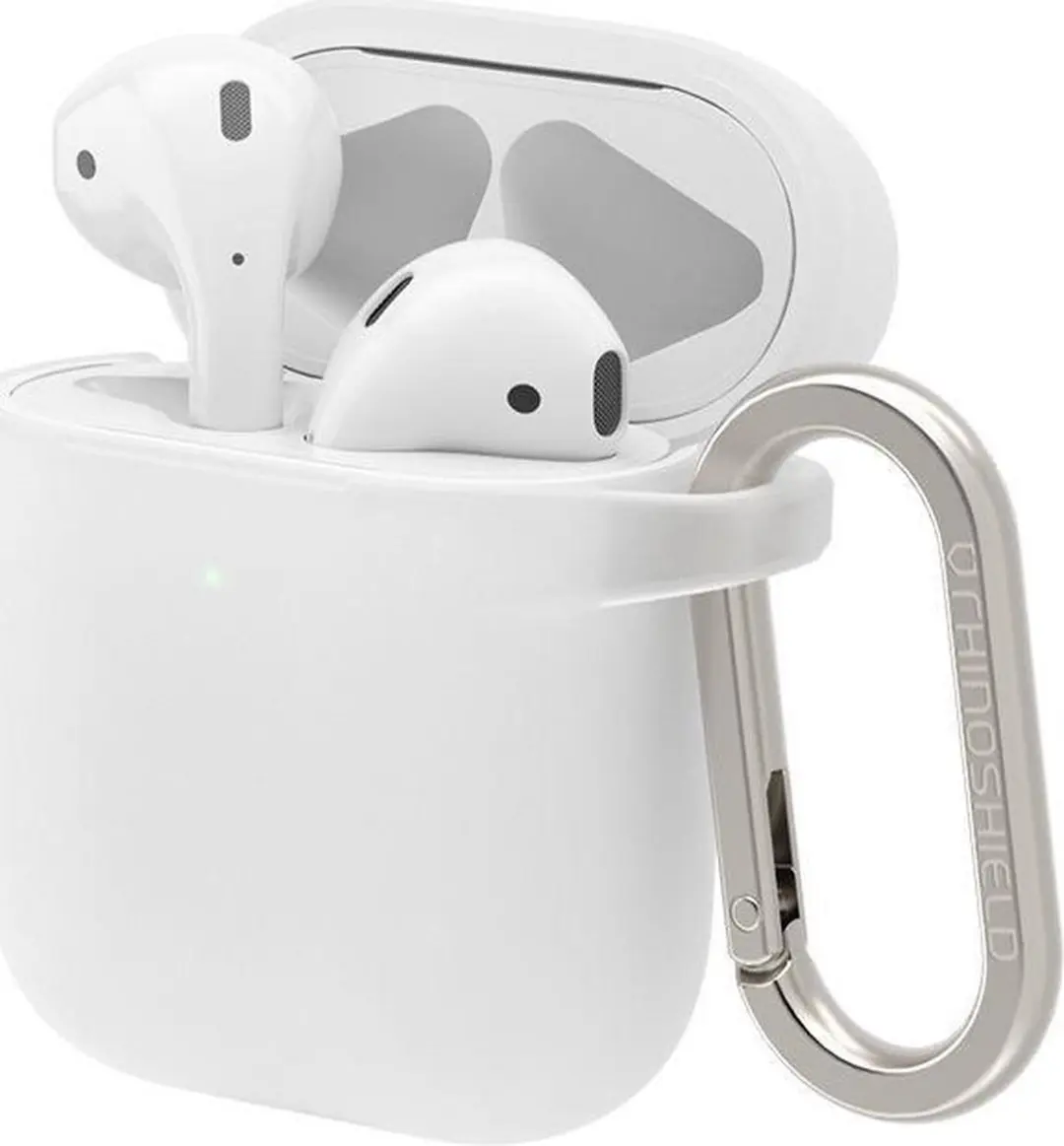 RhinoShield Apple AirPods Hard Plastic Hoesje Wit